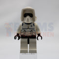 Minifig sw0005 - Imperial Scout Trooper - Yellow Head, Dark Gray Torso Print