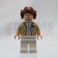 Minifig sw0113 - Princess Leia - Hoth Outfit, Textured Hair with Buns