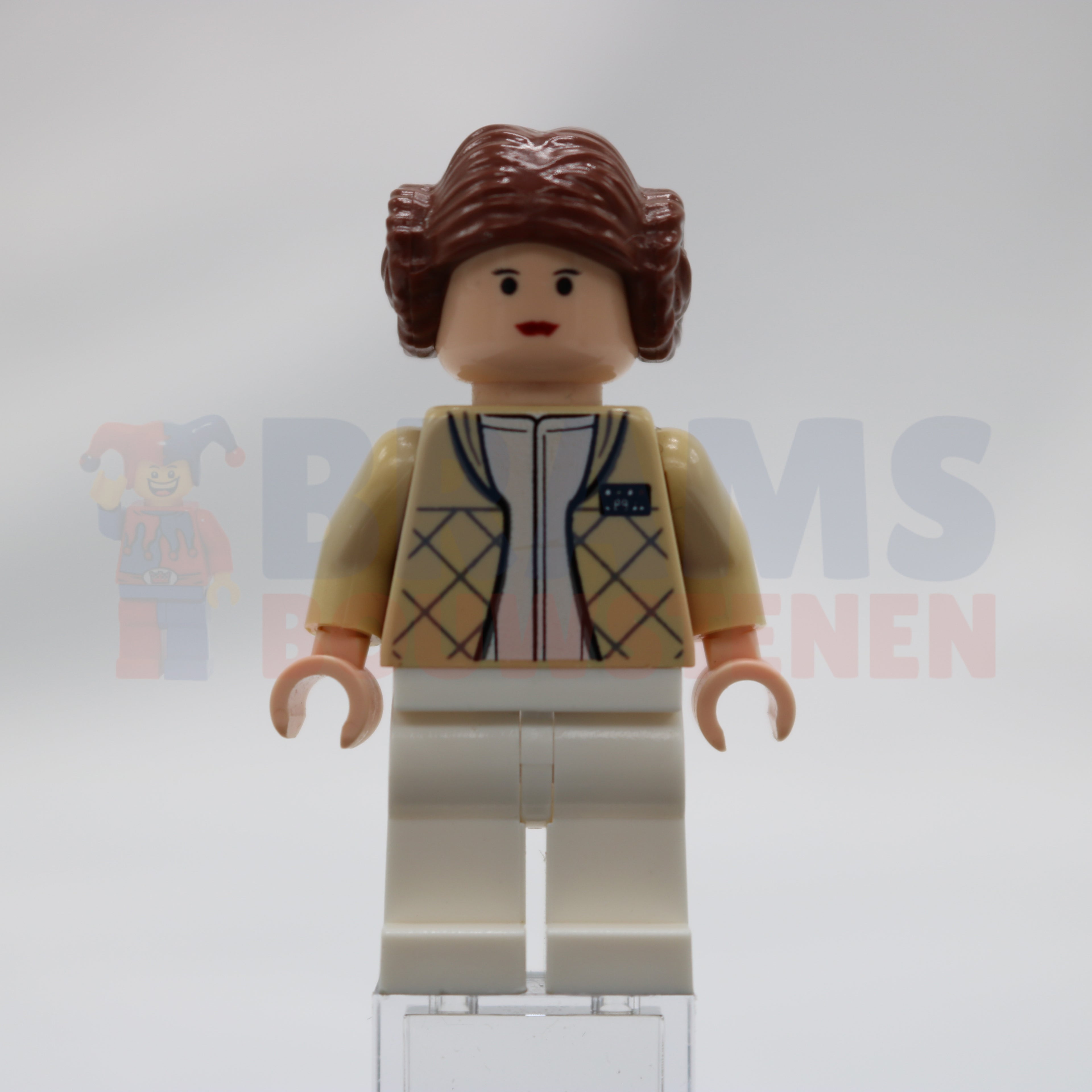 Minifig sw0113 - Princess Leia - Hoth Outfit, Textured Hair with Buns