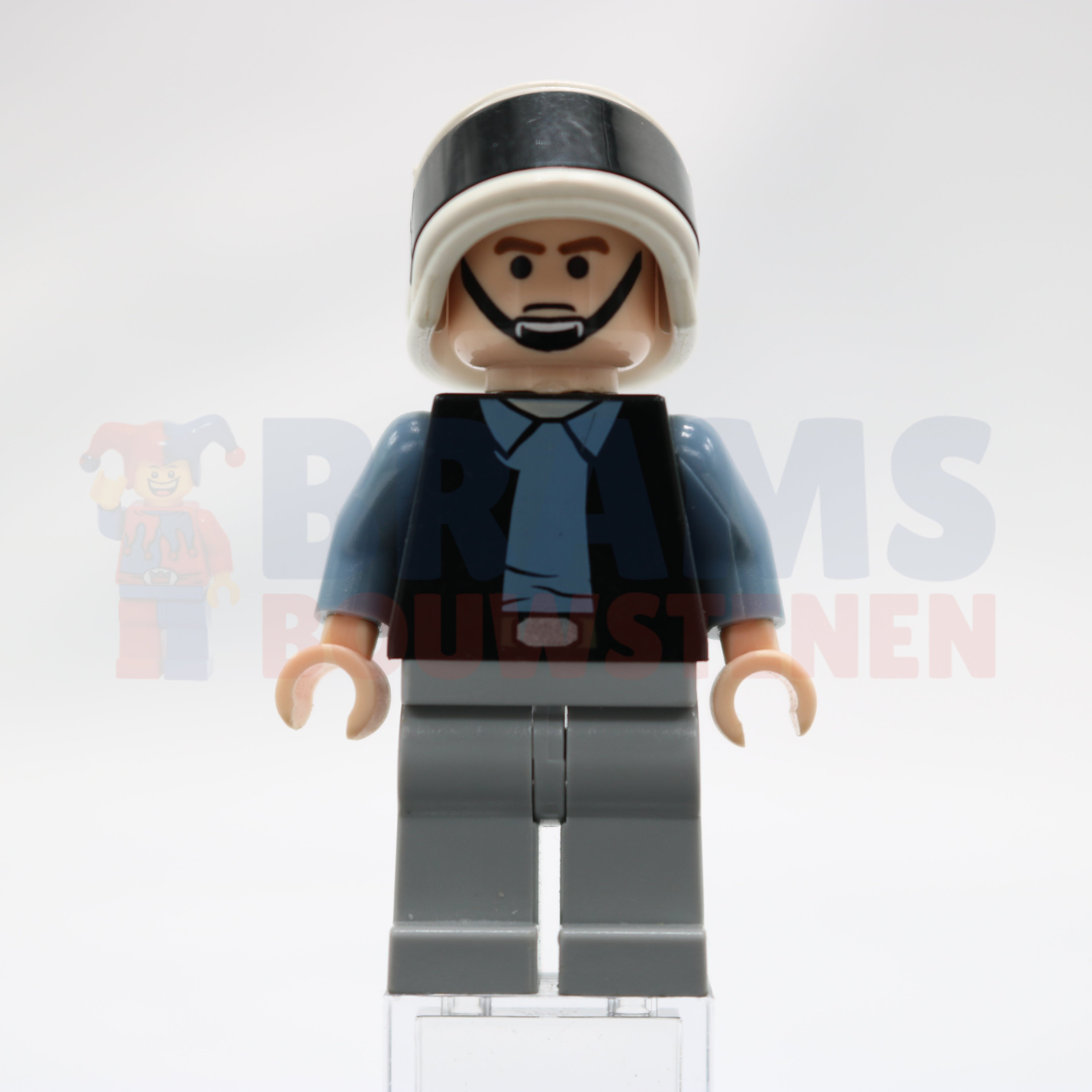 Minifig sw0187 - Rebel Fleet Trooper / Rebel Scout Trooper - Plain Vest, Frown
