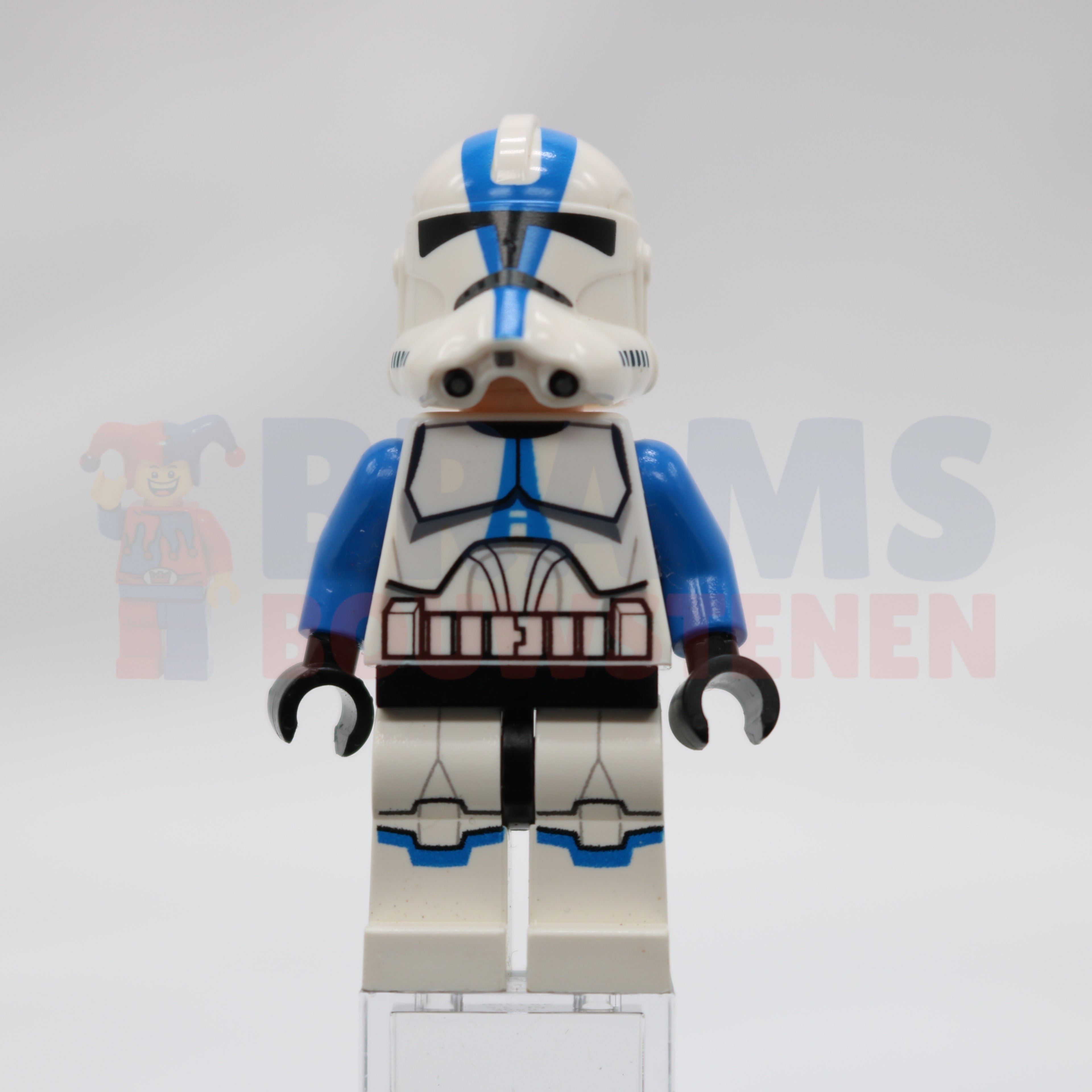 Minifig sw0445 - Clone Trooper, 501st Legion (Phase 2) - Blue Arms, Large Eyes