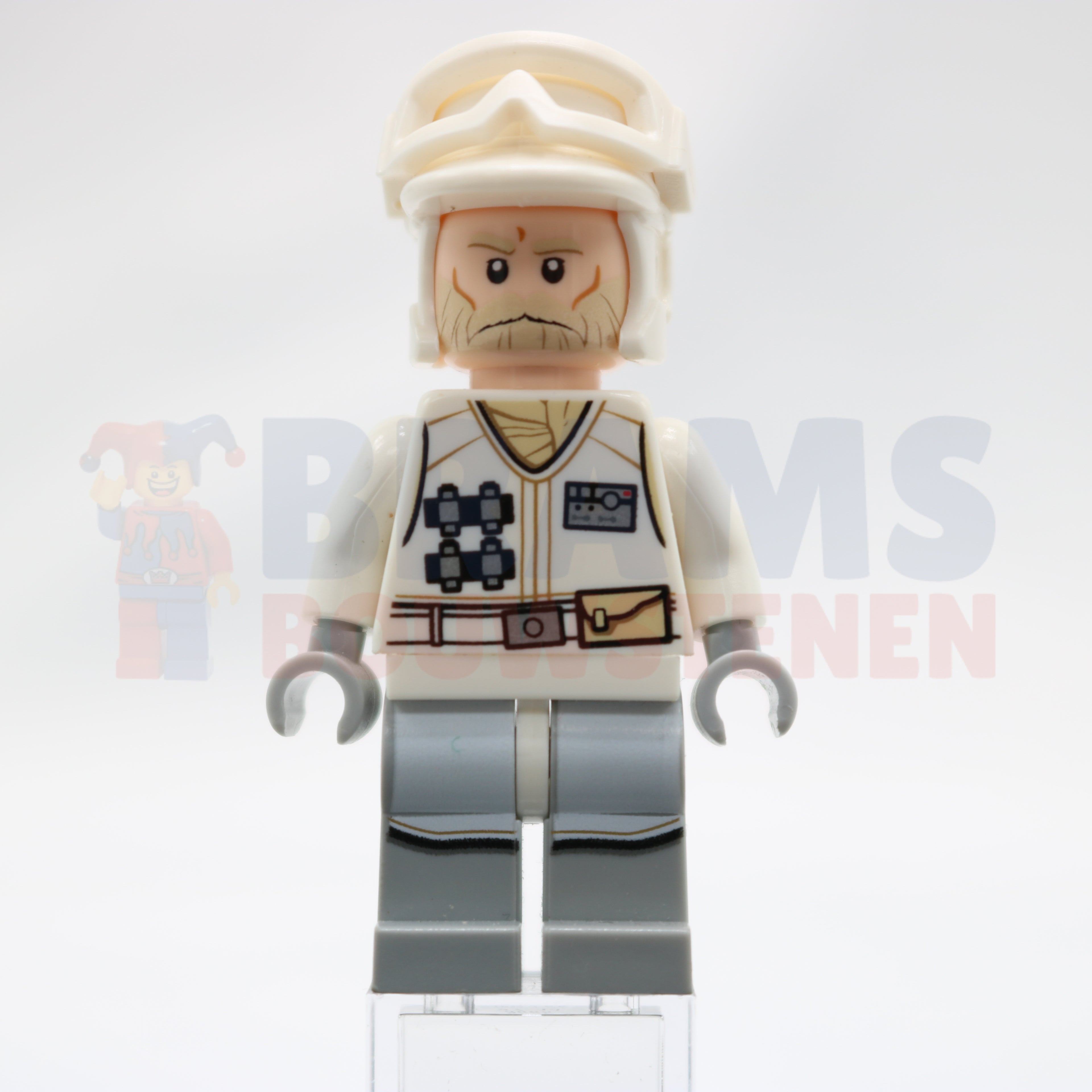 Minifig sw0765 - Hoth Rebel Trooper White Uniform (Tan Beard, without Backpack)