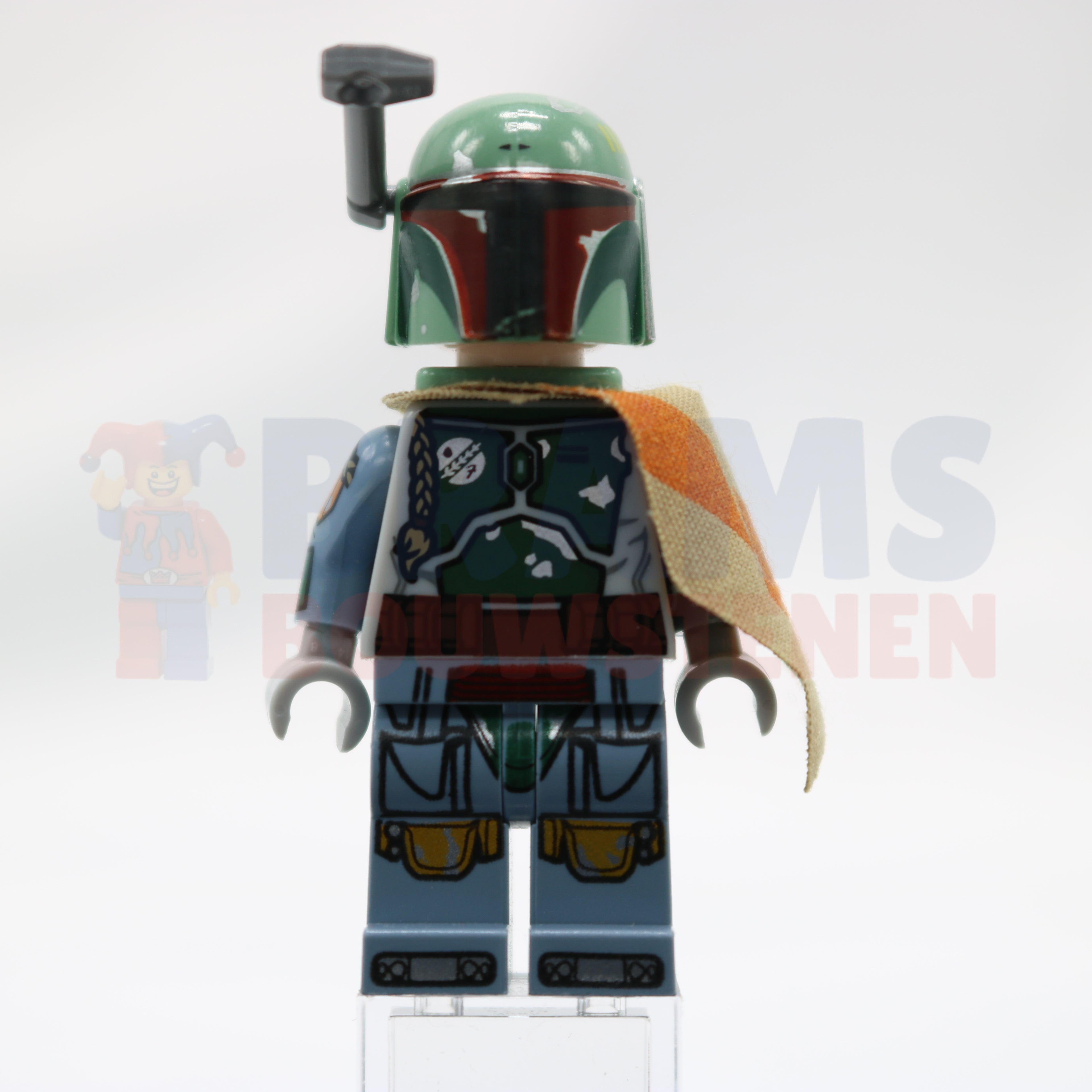 Minifig sw0977 - Boba Fett - Pauldron, Helmet, Jet Pack, Printed Arms and Legs, Clone Head
