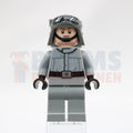 Minifig sw1217 - Imperial AT-ST Driver - Helmet with Molded Goggles, Light Bluish Gray Jumpsuit, Plain Legs