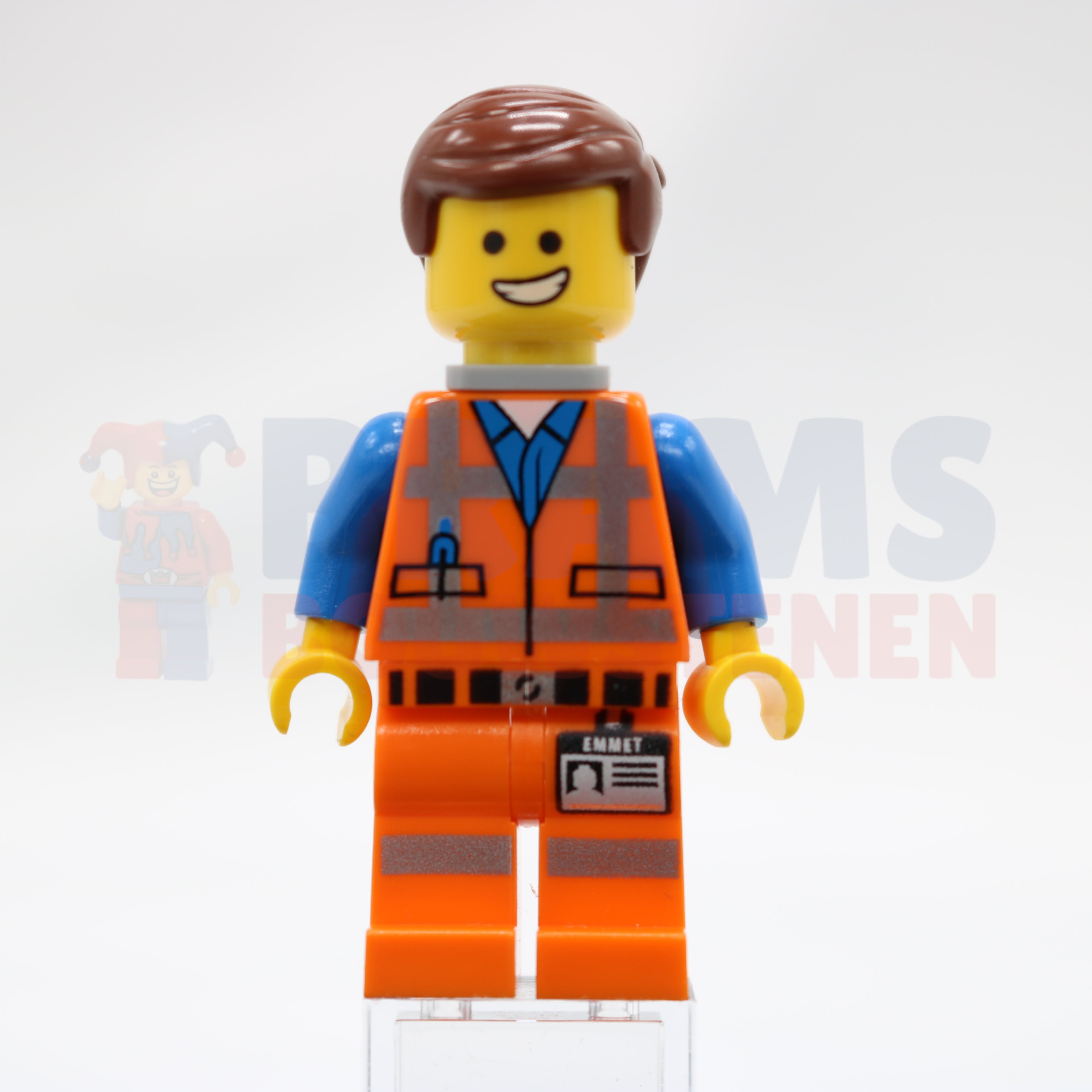 Minifig tlm066 - Emmet - Wide Smile, without Piece of Resistance