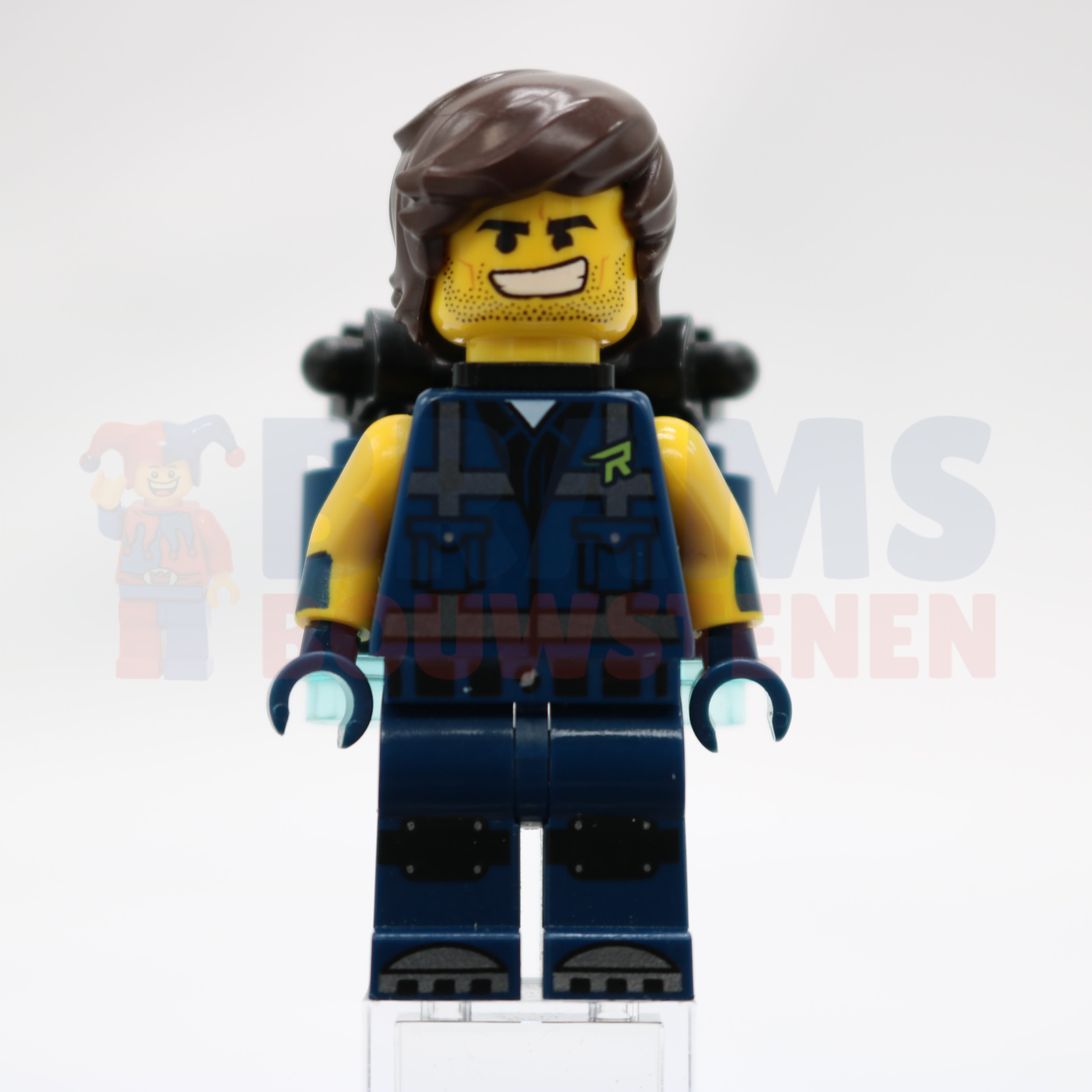Minifig tlm174 - Rex Dangervest - Smile, Teeth / Angry with Jet Pack