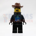 Minifig ww007 - Bandit 1 (Black Bart)
